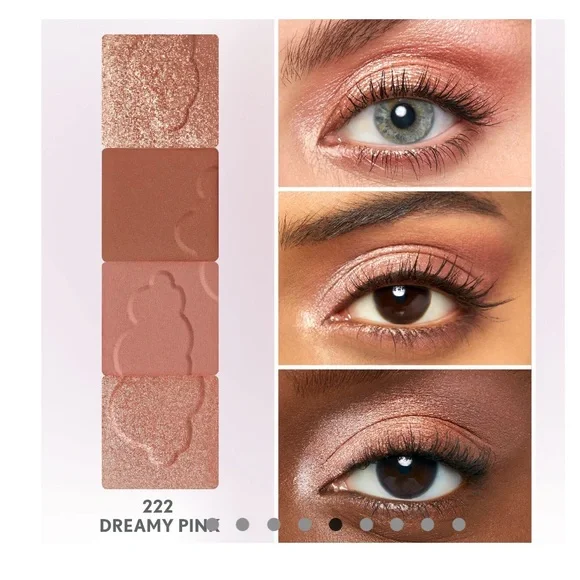 3x Covergirl Clean Color Eyeshadow Palettes Cool Berry Mellow Mauve Dreamy Pink - Picture 7 of 8